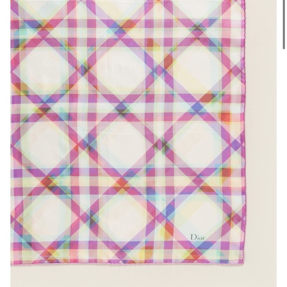 NWOT Dior Silk Scarf - Picture 4 of 6